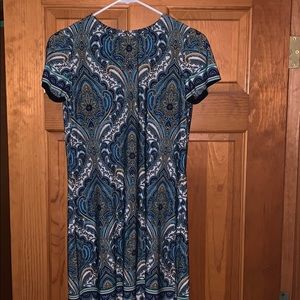 Paisley Wisp Shift Dress